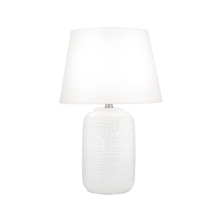 Lampă de masă CORAL 1xE27/40W/230V ceramică/alb