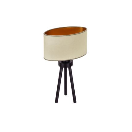 Lampă de masă OVAL Duolla VEGAN 1xE27/15W/230V d. 30 cm bej