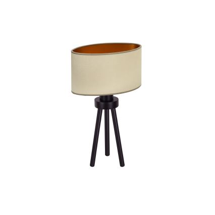 Lampă de masă OVAL Duolla VEGAN 1xE27/15W/230V d. 30 cm bej