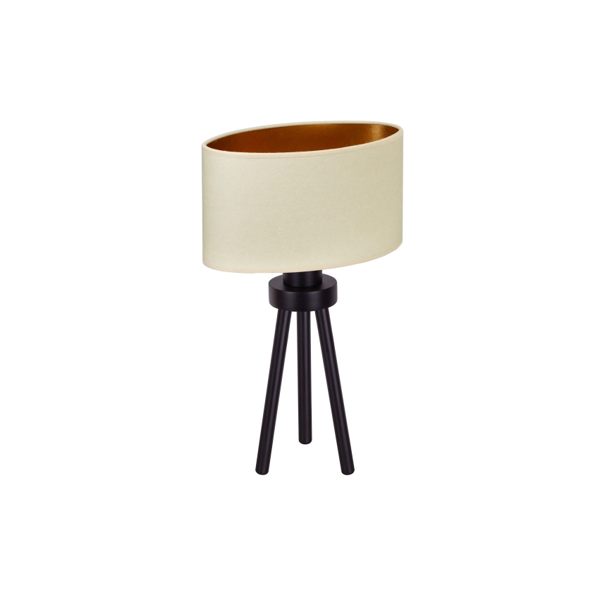 Lampă de masă OVAL Duolla VEGAN 1xE27/15W/230V d. 30 cm crem