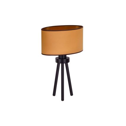 Lampă de masă OVAL Duolla VEGAN 1xE27/15W/230V d. 30 cm maro