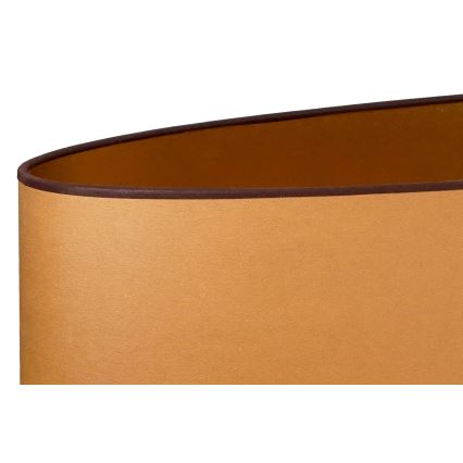 Lampă de masă OVAL Duolla VEGAN 1xE27/15W/230V d. 30 cm maro