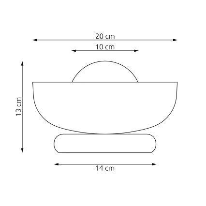 Lampă de masă OZZY 1xG9/8W/230V gri