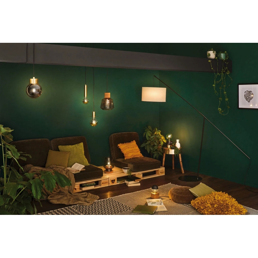 Lampă de masă Paulmann IBEN 79736 - 1xE27/20W, 230V, fumurie