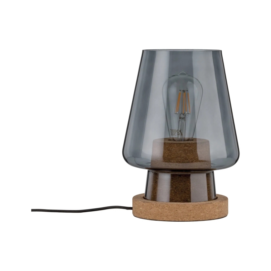 Lampă de masă Paulmann IBEN 79736 - 1xE27/20W, 230V, fumurie