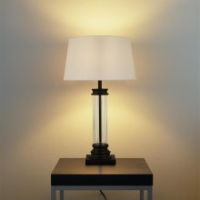 Lampă de masă PEDESTAL 1xE27/60W/230V neagră Searchlight