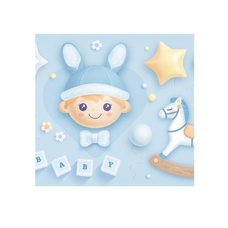 Lampă de masă pentru copii KIDS ROOM 1xE27/60W/230V, diametru 18 cm, astronaut