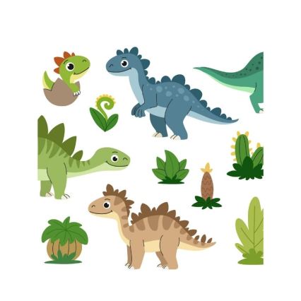 Lampă de masă pentru copii KIDS ROOM 1xE27/60W/230V Ø 18 cm dinozaur