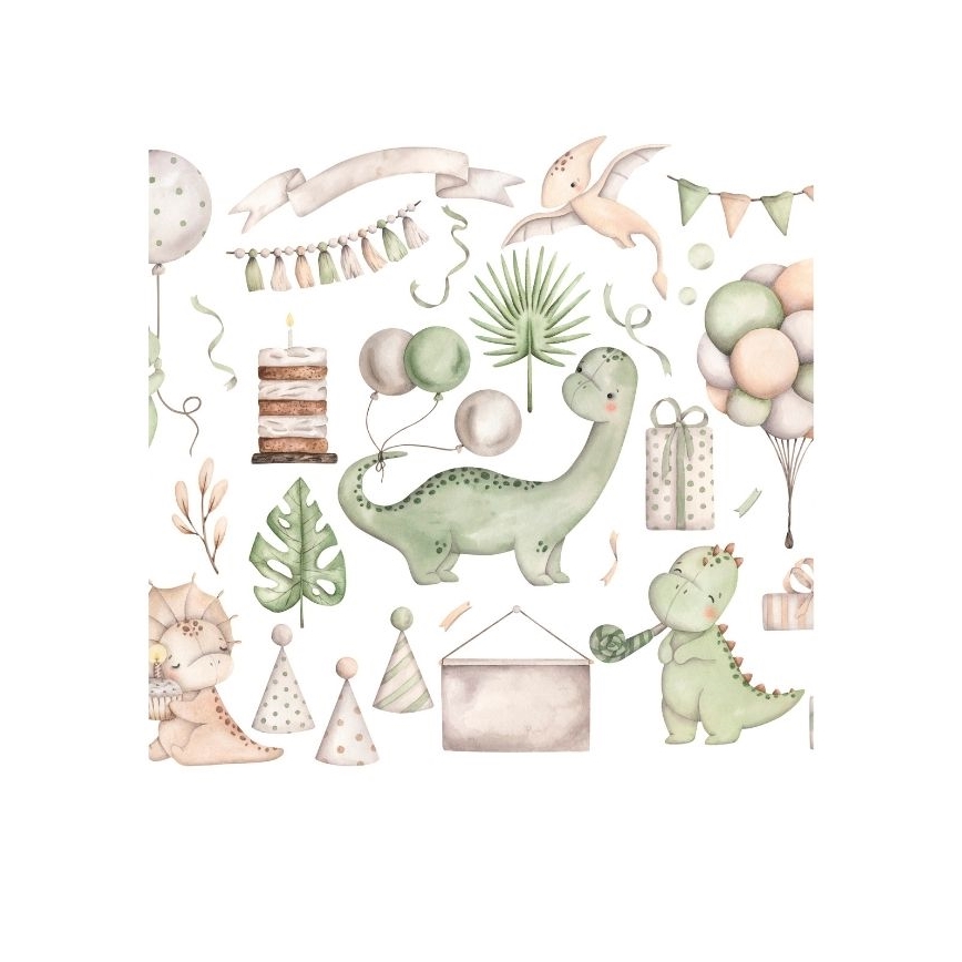 Lampă de masă pentru copii KIDS ROOM 1xE27/60W/230V Ø 18 cm dinozaur