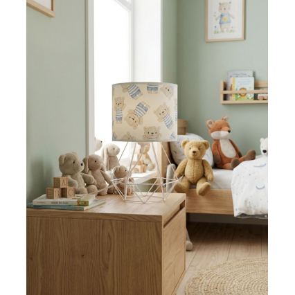 Lampă de masă pentru copii KIDS ROOM, 1xE27/60W/230V, Ø 18 cm, ursuleț