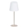 Lampă de masă pentru exterior LUCIA LED RGBW, dimabilă, cu control tactil, 2W/5V, 1800/2700/6500K, 3600 mAh, IP44, bej