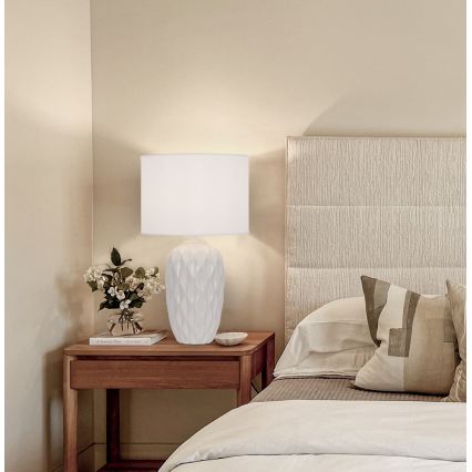 Lampă de masă PINEAPLE 1xE27/40W/230V albă