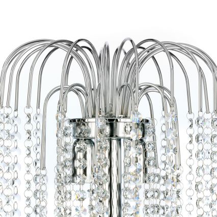 Lampă de masă PIOGGIA 2xE14/6W/230V 50 cm crom ONLI