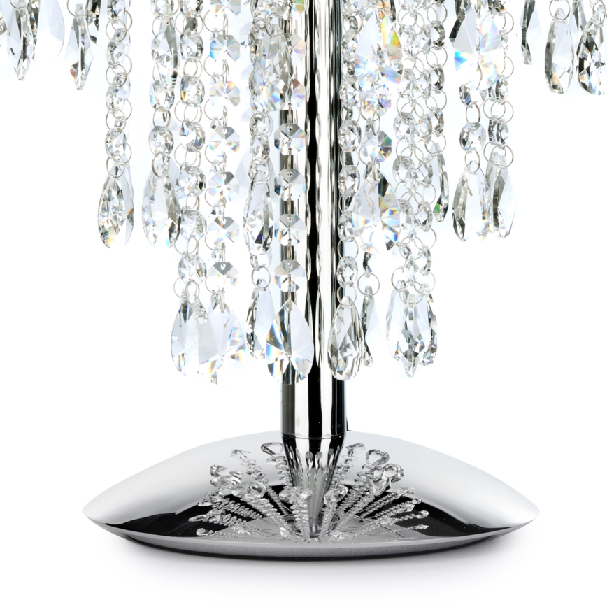 Lampă de masă PIOGGIA 2xE14/6W/230V 50 cm crom ONLI