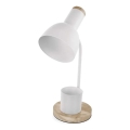 Lampă de masă POPPY 1xE27/25W/230V albă