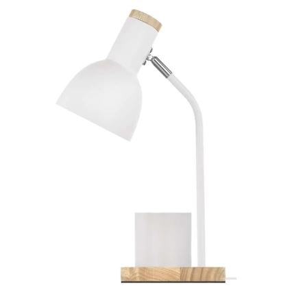 Lampă de masă POPPY 1xE27/25W/230V albă