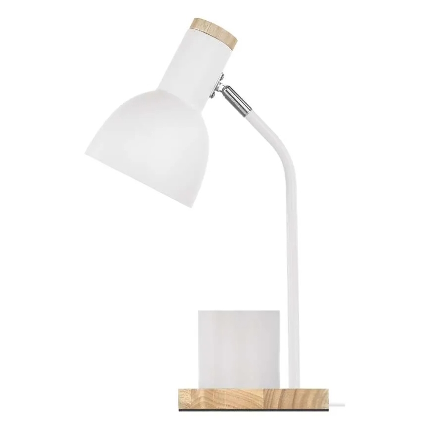 Lampă de masă POPPY 1xE27/25W/230V albă