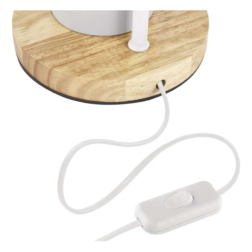 Lampă de masă POPPY 1xE27/25W/230V albă