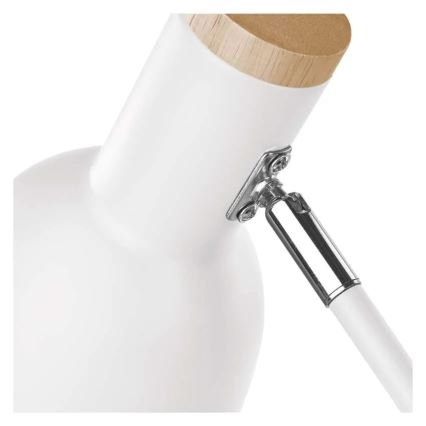 Lampă de masă POPPY 1xE27/25W/230V albă