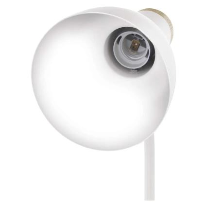 Lampă de masă POPPY 1xE27/25W/230V albă