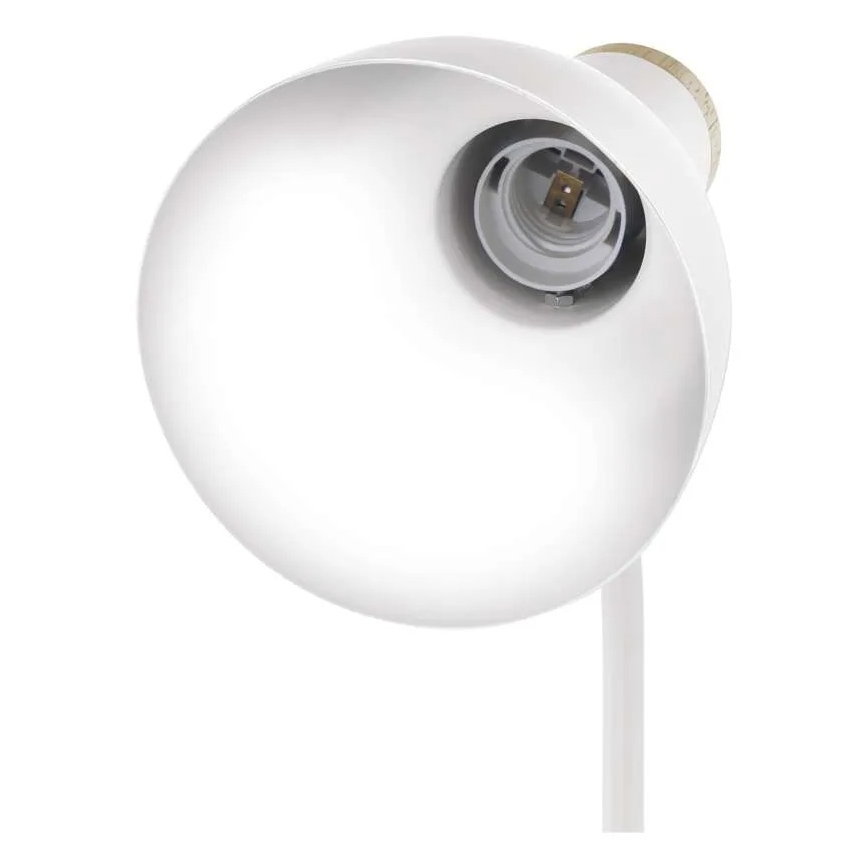Lampă de masă POPPY 1xE27/25W/230V albă