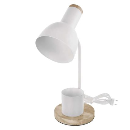 Lampă de masă POPPY 1xE27/25W/230V albă