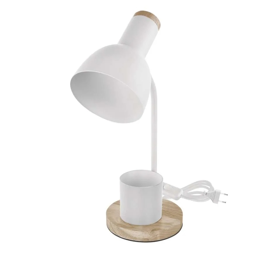Lampă de masă POPPY 1xE27/25W/230V albă
