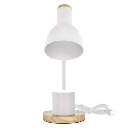 Lampă de masă POPPY 1xE27/25W/230V albă