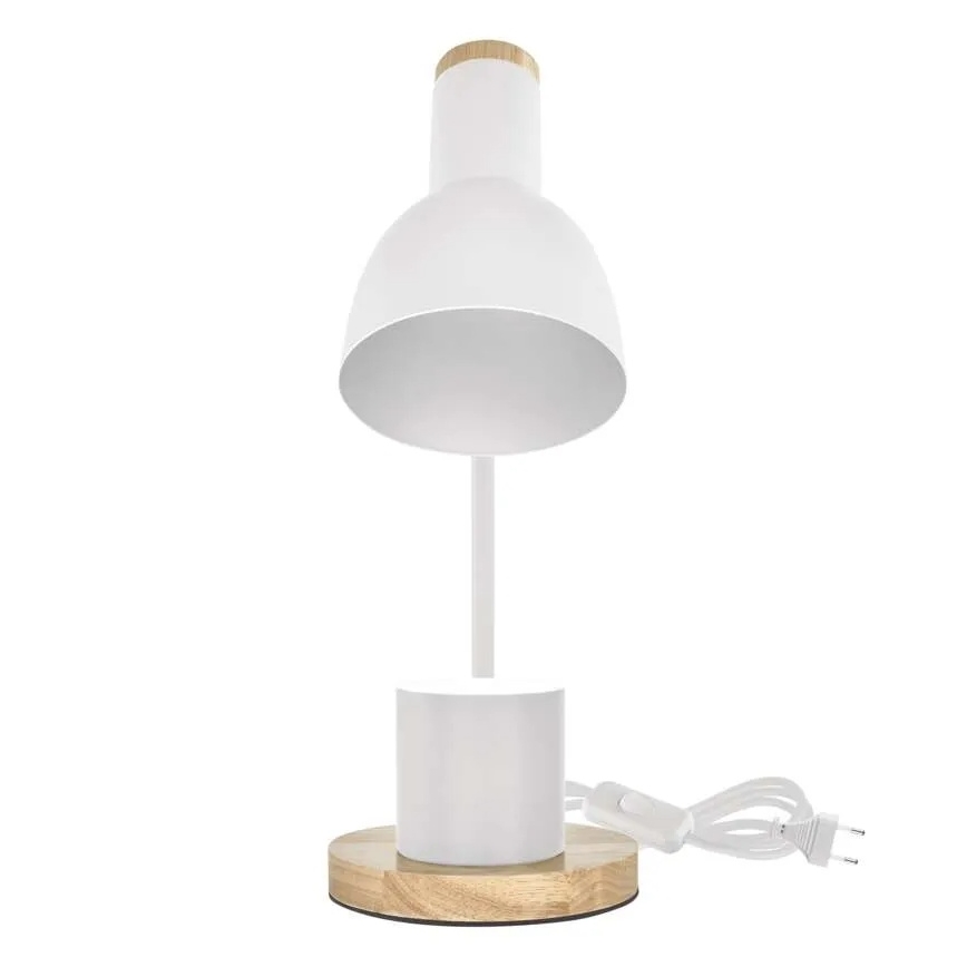 Lampă de masă POPPY 1xE27/25W/230V albă