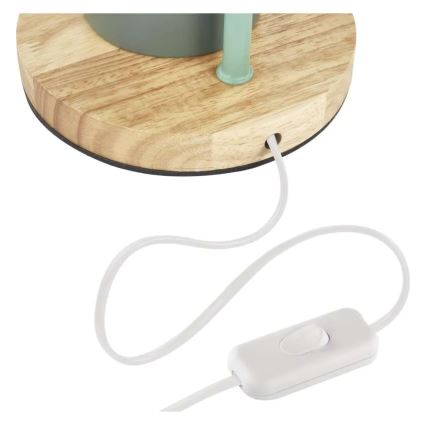 Lampă de masă POPPY 1xE27/25W/230V verde