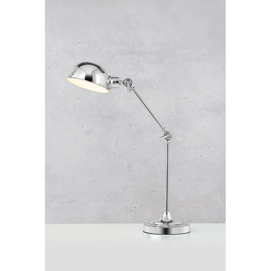 Lampă de masă PORTLAND 1xE27/40W/230V crom lucios Markslöjd 108583