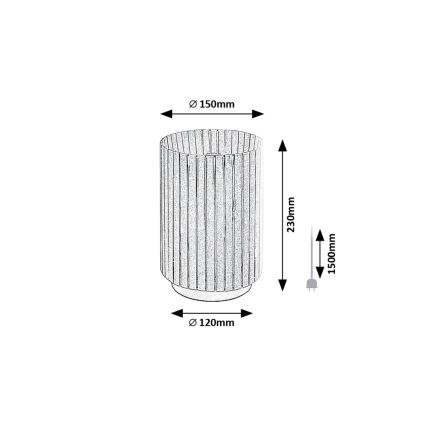 Lampă de masă Rabalux 1xE27/6W/230V