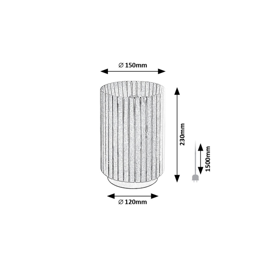 Lampă de masă Rabalux 1xE27/6W/230V