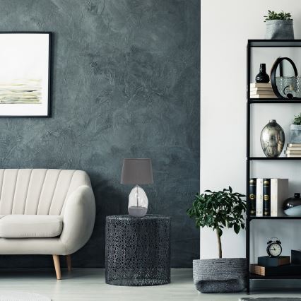 Lampă de masă Rabalux 1xE27/40W/230V gri