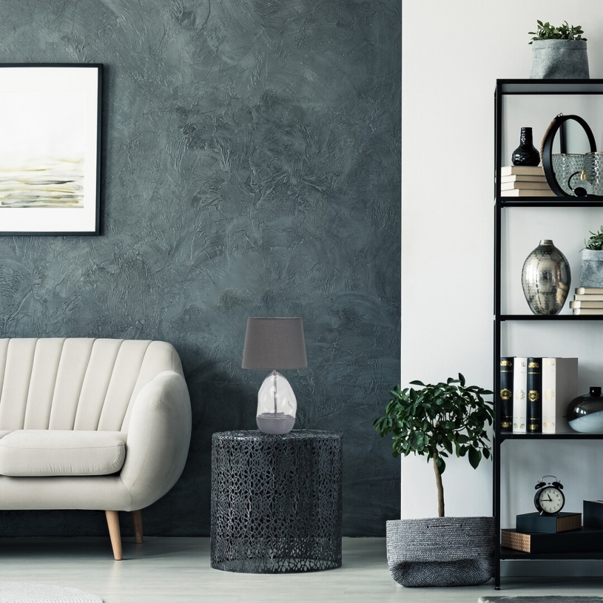 Lampă de masă Rabalux 1xE27/40W/230V gri