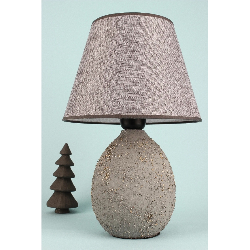 Lampă de masă RAMZES, 1 x soclu E27, 40 W, 230 V, gri