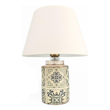 Lampă de masă RAMZES 1xE27/40W/230V albă