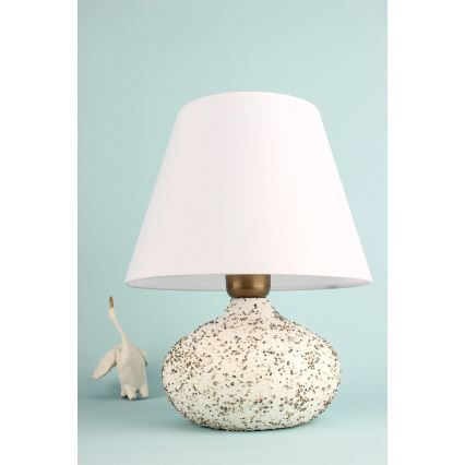 Lampă de masă RAMZES 1xE27/40W/230V albă