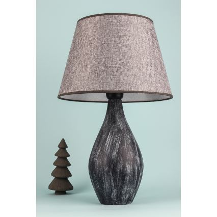 Lampă de masă RAMZES 1xE27/40W/230V, gri