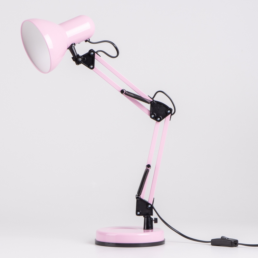 Lampă de masă ROMERO 1xE27/60W/230V roz Brilagi