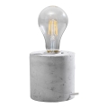 Lampă de masă SALGADO 1xE27/15W/230V beton