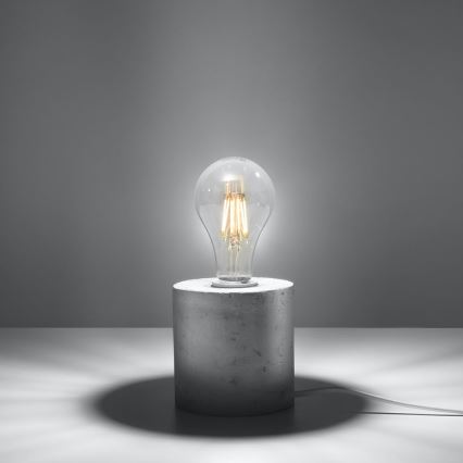 Lampă de masă SALGADO 1xE27/15W/230V beton