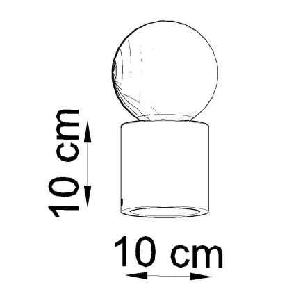 Lampă de masă SALGADO 1xE27/15W/230V lemn