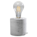 Lampă de masă SALGADO 1xE27/60W/230V beton