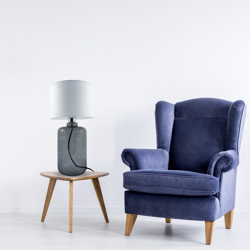 Lampă de masă 1xE27/40W/230V alb/negru Zuma Line