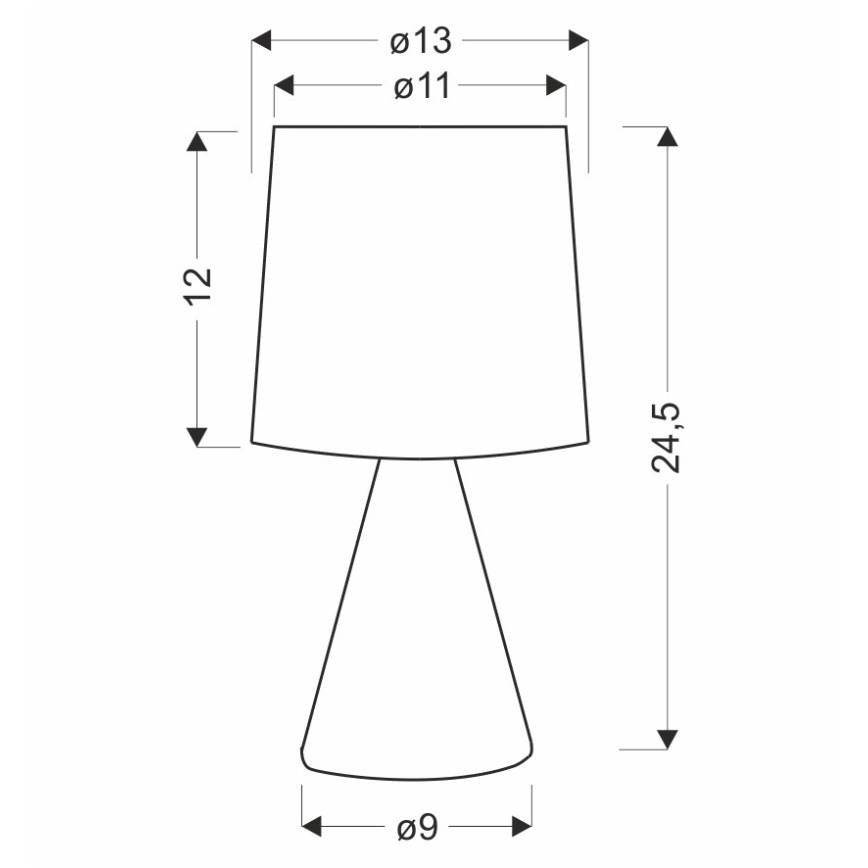 Lampă de masă SATTI 1x E14, 40W, 230V, crem