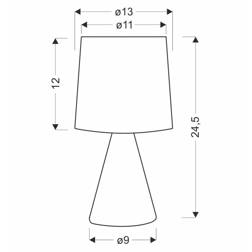 Lampă de masă SATTI 1xE14/40W/230V bej