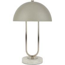 Lampă de masă Searchlight DOME 1xG9/33W/230V argintiu