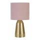 Lampă de masă Searchlight HOLLIS 1xE14/7W/230V roz