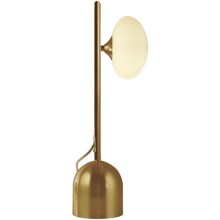 Lampă de masă Searchlight PEBBLE 1xG9/33W/230V auriu